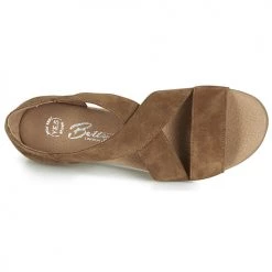 Chaussures Femme Sandales et Nu-pieds Betty London JIKOTE Camel -Sandales Soldes Boutique 13269298 500 F