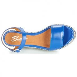 Chaussures Femme Sandales et Nu-pieds Betty London JIKOTERE Bleu -Sandales Soldes Boutique 13269304 500 F