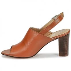 Chaussures Femme Sandales et Nu-pieds Betty London JIKOTEGE Camel -Sandales Soldes Boutique 13269317 500 D