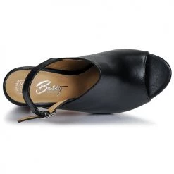 Chaussures Femme Sandales et Nu-pieds Betty London JIKOTEGE Noir -Sandales Soldes Boutique 13269318 500 F