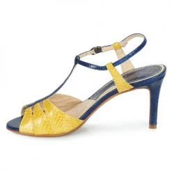 Chaussures Femme Sandales et Nu-pieds Ippon Vintage DROP BACK Marine / Jaune -Sandales Soldes Boutique 13334671 500 D