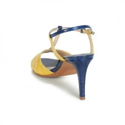 Chaussures Femme Sandales et Nu-pieds Ippon Vintage DROP BACK Marine / Jaune -Sandales Soldes Boutique 13334671 500 E