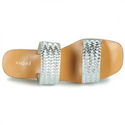 Chaussures Femme Sandales et Nu-pieds André CHUPA Argenté -Sandales Soldes Boutique 13477866 500 F