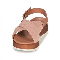 Chaussures Femme Sandales et Nu-pieds André REINE Rose -Sandales Soldes Boutique 13477882 500 C