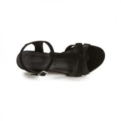 Chaussures Femme Sandales et Nu-pieds André CAROLA Noir -Sandales Soldes Boutique 13477894 500 F