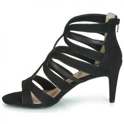 Chaussures Femme Sandales et Nu-pieds André CHILI Noir -Sandales Soldes Boutique 13477898 500 D