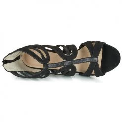 Chaussures Femme Sandales et Nu-pieds André CHILI Noir -Sandales Soldes Boutique 13477898 500 F
