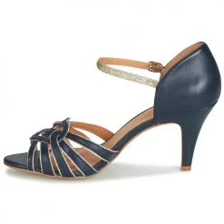 Chaussures Femme Sandales et Nu-pieds André CAGLIARI Marine -Sandales Soldes Boutique 13477912 500 D