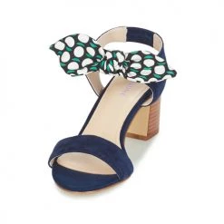 Chaussures Femme Sandales et Nu-pieds André SUPENS Bleu -Sandales Soldes Boutique 13477916 500 C