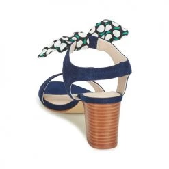 Chaussures Femme Sandales et Nu-pieds André SUPENS Bleu -Sandales Soldes Boutique 13477916 500 E