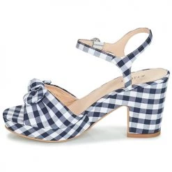 Chaussures Femme Sandales et Nu-pieds André SPRING Bleu -Sandales Soldes Boutique 13477918 500 D