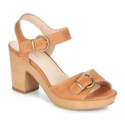 Chaussures Femme Sandales et Nu-pieds André ROULOTTE Camel