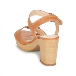 Chaussures Femme Sandales et Nu-pieds André ROULOTTE Camel -Sandales Soldes Boutique 13477921 500 E
