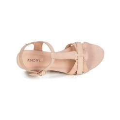 Chaussures Femme Sandales et Nu-pieds André CAROLA Nude -Sandales Soldes Boutique 13477925 500 F