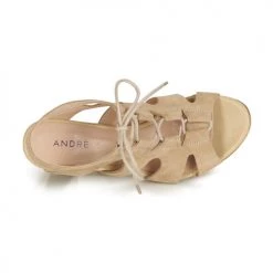 Chaussures Femme Sandales et Nu-pieds André ROMANESQUE Beige -Sandales Soldes Boutique 13477928 500 F
