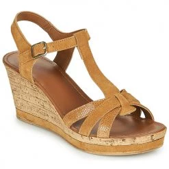 Chaussures Femme Sandales et Nu-pieds André ALOE Camel