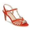Chaussures Femme Sandales et Nu-pieds André CALECHE Rouge