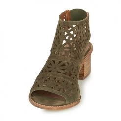 Chaussures Femme Sandales et Nu-pieds André CARIOCA Kaki -Sandales Soldes Boutique 13477948 500 C