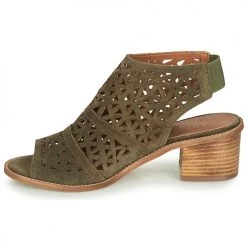 Chaussures Femme Sandales et Nu-pieds André CARIOCA Kaki -Sandales Soldes Boutique 13477948 500 D