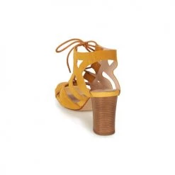 Chaussures Femme Sandales et Nu-pieds André ROMANESQUE Jaune -Sandales Soldes Boutique 13477949 500 E