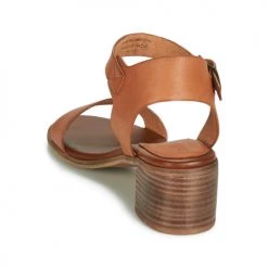 Chaussures Femme Sandales et Nu-pieds Kickers VOLOU Camel -Sandales Soldes Boutique 13485196 500 E