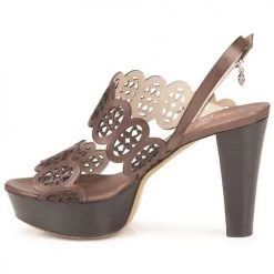 Chaussures Femme Sandales et Nu-pieds Fabi PANAMA Marron -Sandales Soldes Boutique 135075 500 D