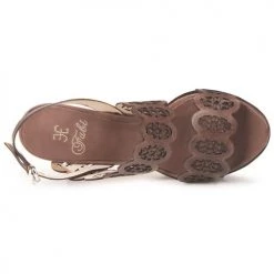 Chaussures Femme Sandales et Nu-pieds Fabi PANAMA Marron -Sandales Soldes Boutique 135075 500 F