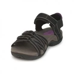 Chaussures Femme Sandales et Nu-pieds Teva TIRRA Noir / Gris -Sandales Soldes Boutique 139386 500 C