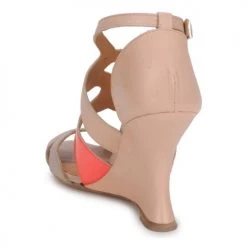Chaussures Femme Sandales et Nu-pieds MySuelly PAULINE Taupe / Grenadine -Sandales Soldes Boutique 143918 500 E