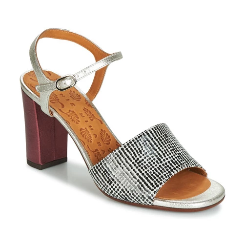 Chaussures Femme Sandales et Nu-pieds Chie Mihara PARIGI Argenté / Noir 1 Chaussures Femme Sandales et Nu-pieds Chie Mihara PARIGI Argenté / Noir