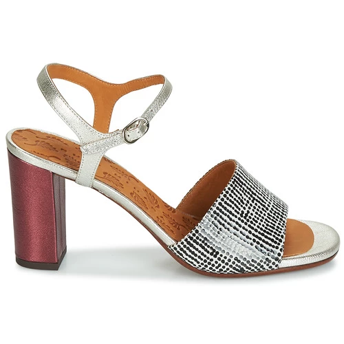 Chaussures Femme Sandales et Nu-pieds Chie Mihara PARIGI Argenté / Noir 2 Chaussures Femme Sandales et Nu-pieds Chie Mihara PARIGI Argenté / Noir – Image 2