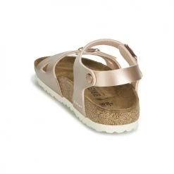 Chaussures Fille Sandales et Nu-pieds Birkenstock RIO Rose -Sandales Soldes Boutique 14591577 500 E