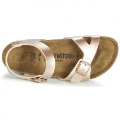 Chaussures Fille Sandales et Nu-pieds Birkenstock RIO Rose -Sandales Soldes Boutique 14591577 500 F