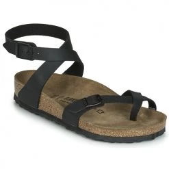 Sandales Soldes Boutique 22 Chaussures Femme Sandales et Nu-pieds Birkenstock YARA Noir