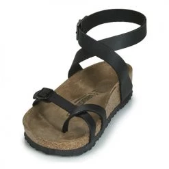 Chaussures Femme Sandales et Nu-pieds Birkenstock YARA Noir -Sandales Soldes Boutique 14591603 500 C