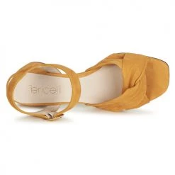 Chaussures Femme Sandales et Nu-pieds Fericelli JESSE Jaune -Sandales Soldes Boutique 15107291 500 F