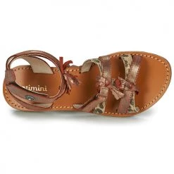 Chaussures Fille Sandales et Nu-pieds Catimini CABRI Marron -Sandales Soldes Boutique 15330775 500 F