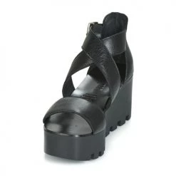 Chaussures Femme Sandales et Nu-pieds Sweet Lemon SUBWAY Noir -Sandales Soldes Boutique 15361159 500 C