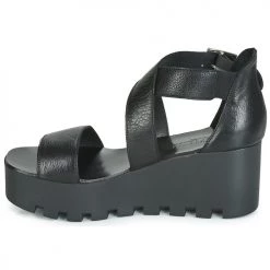 Chaussures Femme Sandales et Nu-pieds Sweet Lemon SUBWAY Noir -Sandales Soldes Boutique 15361159 500 D