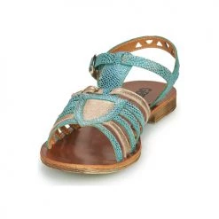 Chaussures Fille Sandales et Nu-pieds GBB FANNI Bleu / Doré -Sandales Soldes Boutique 15997637 500 C