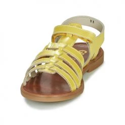Chaussures Fille Sandales et Nu-pieds GBB KATAGAMI Jaune -Sandales Soldes Boutique 15997939 500 C