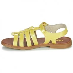 Chaussures Fille Sandales et Nu-pieds GBB KATAGAMI Jaune -Sandales Soldes Boutique 15997939 500 D