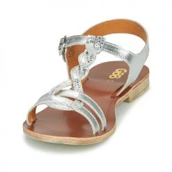 Chaussures Fille Sandales et Nu-pieds GBB EUGENA Argenté -Sandales Soldes Boutique 16003362 500 C