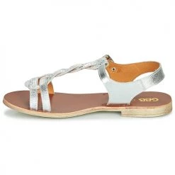 Chaussures Fille Sandales et Nu-pieds GBB EUGENA Argenté -Sandales Soldes Boutique 16003362 500 D