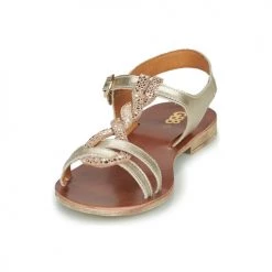 Chaussures Fille Sandales et Nu-pieds GBB EUGENA Doré -Sandales Soldes Boutique 16003364 500 C
