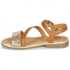Chaussures Fille Sandales et Nu-pieds GBB FANA Marron -Sandales Soldes Boutique 16003371 500 D