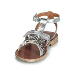 Chaussures Fille Sandales et Nu-pieds GBB JULIA Argenté -Sandales Soldes Boutique 16003402 500 C