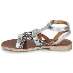 Chaussures Fille Sandales et Nu-pieds GBB JULIA Argenté -Sandales Soldes Boutique 16003402 500 D