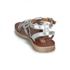 Chaussures Fille Sandales et Nu-pieds GBB JULIA Argenté -Sandales Soldes Boutique 16003402 500 E