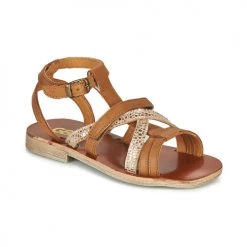 Chaussures Fille Sandales et Nu-pieds GBB JULIA Marron